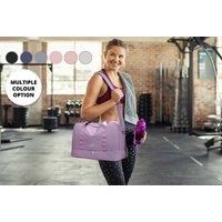 Unisex Large Capacity Travel Or Gym Bag In 8 Colour Options - Black