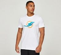 New Era NFL Core Dolphins T-Shirt - White - Size XS