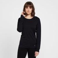 Women's All Season Long Sleeve Baselayer Top, Black