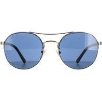 Aviator Shiny Light Gold Blue SPLA24 Lewis 03