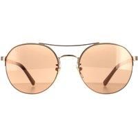 Aviator Shiny Copper Gold Brown Mirror Copper SPLA24 Lewis 03