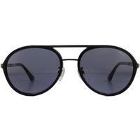 Aviator Matte Gunmetal Grey Sunglasses