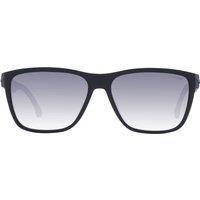 Grey Lens Semi-Matte Black Sunglasses