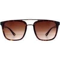Police Men/'s SPLB41 Sunglasses, Shiny Dark Havana, 55
