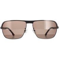 Police SPLC36 Glasses, Total Shiny Gun, 62 for Men