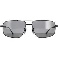 Aviator Semi Matte Black Smoke Polarised SCHF21M