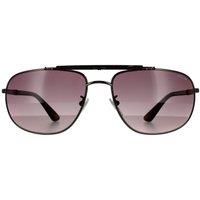 Rectangle Shiny Gunmetal Grey Smoke Grey Gradient 90041091