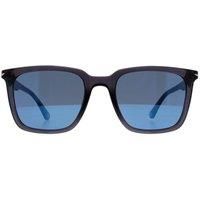 POLICE Men/'s Sunglasses Spll80 Shiny Transparent 54/21/145, Glossy, Clear, Dark Grey