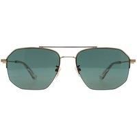 Police Men's Square Shiny Rose Gold Green SPLN39 Champ 10