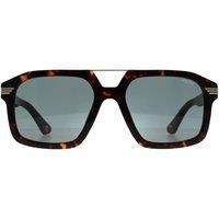 Square Shiny Dark Havana Grey Green SPLP28M Forty 1