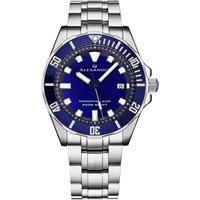 Alexander Men/'s Analogue Quartz Watch with Stainless Steel Strap A501B-02