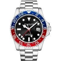 Meridian 3965 Quartz 42mm Diver Stainless Steel Bracelet 22mm