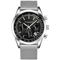 Rialto Chronograph Watch Quartz With Tachymeter 44mm Case Mesh Bracelet