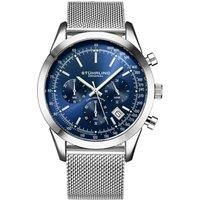 Rialto Chronograph Watch Quartz With Tachymeter 44mm Case Mesh Bracelet