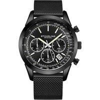 Rialto Chronograph Watch Quartz With Tachymeter 44mm Case Mesh Bracelet