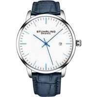 Rasa Men's Classic Quartz Date Watch with Leather Strap