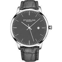 Rasa Men's Classic Quartz Date Watch with Leather Strap