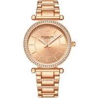 Aria 3905 Wrist Quartz Watch 36mm Case with Stainless steel link bracelet