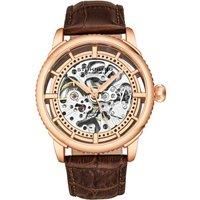 Stuhrling Winchester 3933.4 Automatic Self Wind Mens Watch Genuine Leather Strap