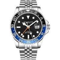 Meridian GMT Quartz 42mm Diver With Stainless Steel Deployant Buckle