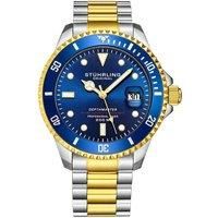 Stuhrling Original Aquadiver Automatic Blue Dial Watch - Blue - Stuhrling Original Watches