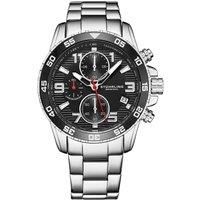 Concorso Quartz 40mm Chronograph Watch with Stainless Steel Link Bracelet