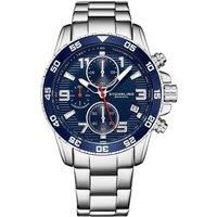 Concorso Quartz 40mm Chronograph Watch with Stainless Steel Link Bracelet
