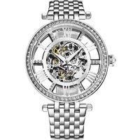 Delphi 3944 Automatic Skeleton Wrist Watch 38mm Case Stainless steel link bracelet