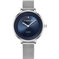 Symphony 3946 Women's Mesh Diamond Watch Quartz with Brushed Finish Dial and Diamond Accents