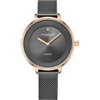 Symphony 3946 Women's Mesh Diamond Watch Quartz with Brushed Finish Dial and Diamond Accents