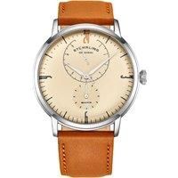 Cabaletta 3969 Dress Watch Quartz 42mm With 24 Hour Sub-Dial Leather strap