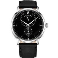 Cabaletta 3969 Dress Watch Quartz 42mm With 24 Hour Sub-Dial Leather strap