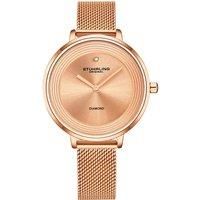 Symphony 3946 Women's Mesh Diamond Watch Quartz with Brushed Finish Dial and Diamond Accents