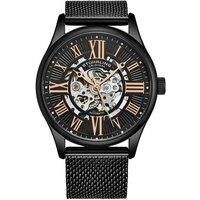 Atrium 3942M Automatic Wrist watch Skeletonized Dial 42mm Case Stainless Steel Mesh Bracelet