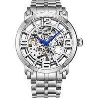 Winchester Automatic 42 mm Skeleton Watch with Stainless Steel Link Bracelet