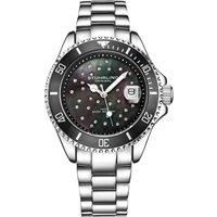 StarSea Ladies' Quartz Fashion Diver Watch with Stainless Steel Link Bracelet