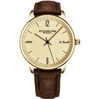 Rasa Men's Classic Quartz Date Watch with Leather Strap