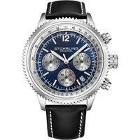 Monaco 4015 Mens Quartz Watch 44MM Case, Stainless Steel Mesh Bracelet