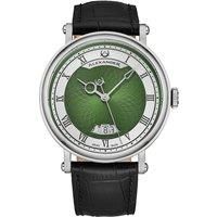 Alexander A153 Luxury Swiss Automatic Classic 43mm Stainless Steel Luxury Watch with Brass Dial and Sapphire Crystal