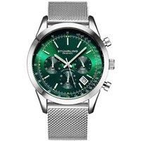 Rialto Chronograph Watch Quartz With Tachymeter 44mm Case Mesh Bracelet