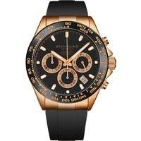 Aquamaster 4048 Chronograph Watch Quartz 42mm Case rubber Strap