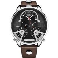 TerraTime Triple-Time Quartz 50mm Watch