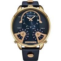 TerraTime Triple-Time Quartz 50mm Watch