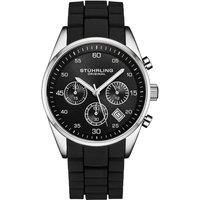 Men's Tempo Chronograph Watch 42mm Case, Silicone Strap, Date Water Resistant 4059