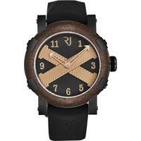 Titanic' A La Grande Black Dial Black Rubber Strap Automatic Watch