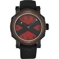 Titanic' A La Grande Red Dial Black Rubber Strap Automatic Watch