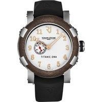 Titanic' White Dial Black Rubber Strap Automatic Watch
