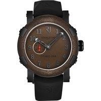 Titanic' Brown Dial Black Rubber Strap Automatic Watch