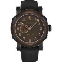 Titanic' Brown Dial Black Rubber Strap Automatic Watch