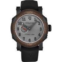 Titanic' Grey Dial Black Rubber Strap Automatic Watch